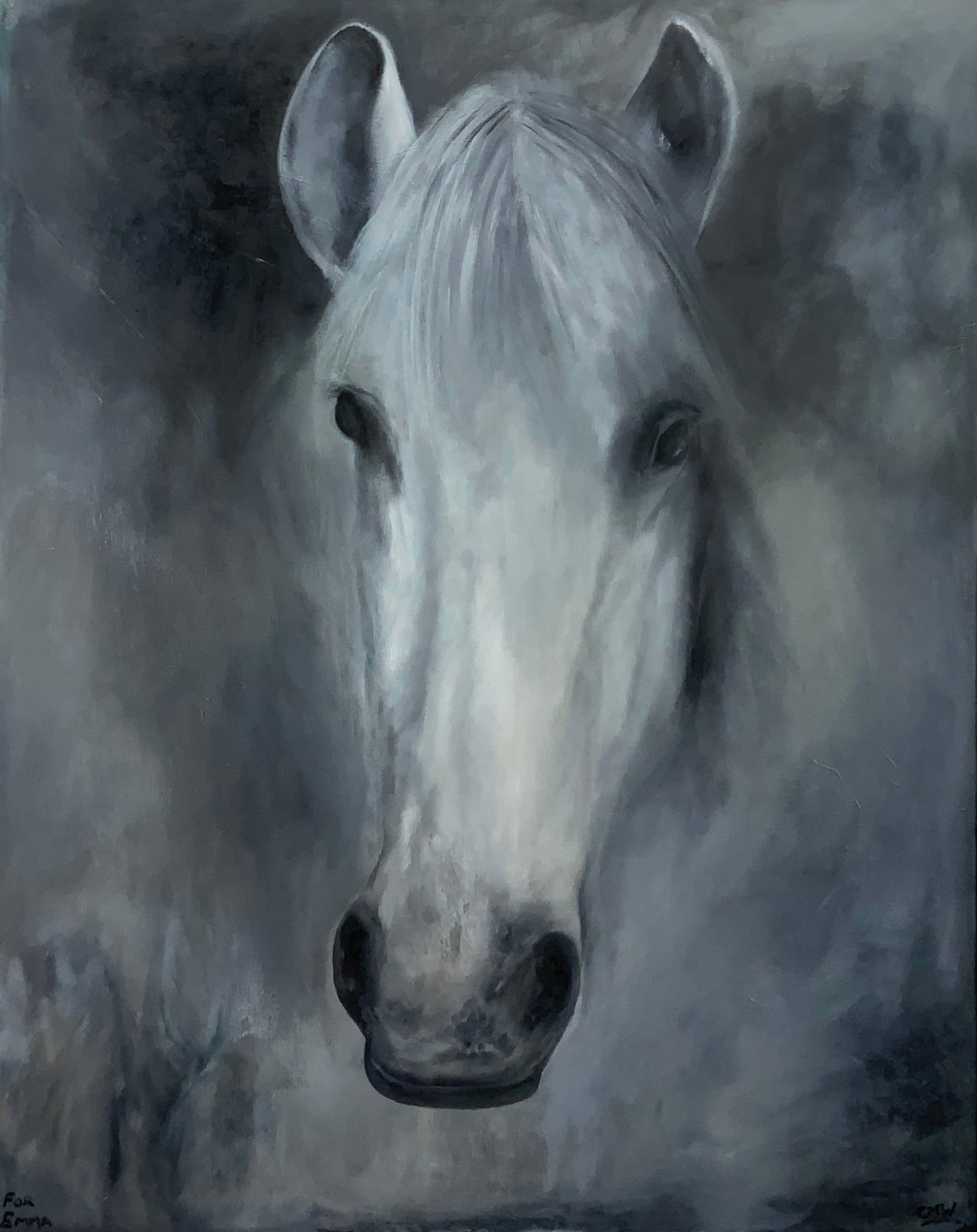 Spirit Horse, Oil on canvas